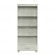 Estante Lívia 100% MDF 1 Gaveta Off White e Dourada