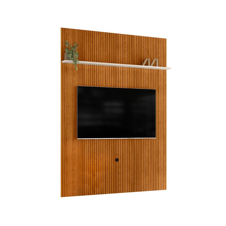Painel para TV até 65 Polegadas New Interlagos Cinamomo e Off White