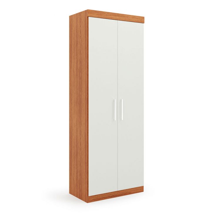 Guarda-roupa Modulado Gênova 2 Portas 2 Gavetas Freijó Wood E Off White