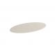 Tampo Oval para Mesa de Jantar com Vidro Peônia Off White 180 cm