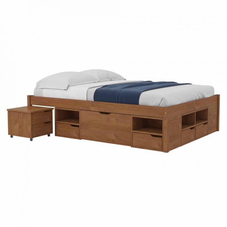 Cama Queen Kiara Madeira Maci