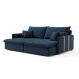 Image of Sofá Retrátil Sem Caixa 3 Lugares Solomons Linho Azul Marinho 230 cm MO173UP67ZSMMOB