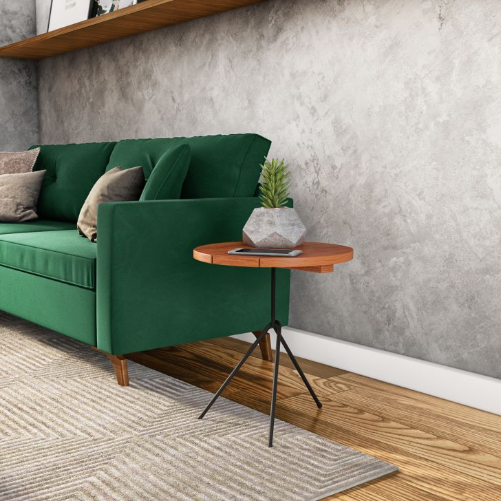 Mesa Lateral Porto Natural e Preta