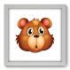 Quadro Decorativo - Urso - 041qdb