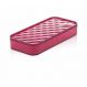 Caixa Organizadora Multiuso Transparente 23x12x4 Cm Rosa