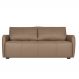 Sofá Decorativo Sala de Estar Lily 3 Lugares 220cm Couro Bege G34 - Gran Belo