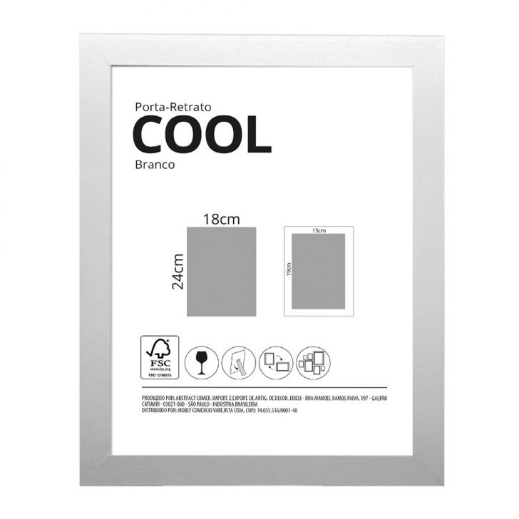 Porta-Retrato 24x18 Cool Branco