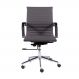 Cadeira de Escritorio Eames Esteirinha Baixa - PU Cinza