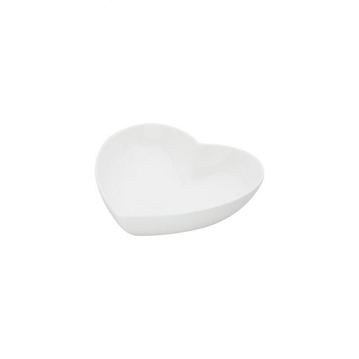 Bowl Coração Branca 6,2x19,8x20,5 Cm