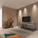 Conjunto de Rack Lumina 2 PT com Aparador Estrela Carvalho e Grafite