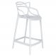 Banqueta média Masters Allegra 66 cm Branco