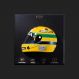 Quadro 3D Decorativo Helmet F1 SN 1988 Amarelo G53 - Gran Belo