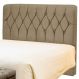 Cabeceira Queen Pérola 160 CM Suede Bege - D A Decor