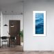 Quadro Oceano 100x50 Caixa Branco