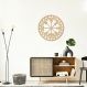 Quadro Escultura Mandala Nórdica Vegvisir 60x60 Areia