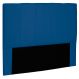 Cabeceira Estofada Cama Box Casal King Size Ravenna 195cm Suede Azul Marinho - Desk Design