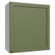 Armário Aéreo 60 cm 1 Porta Branco/Verde Vik Madesa