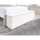 Baú Banco | Banqueta Elena Porta Itens Branco