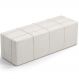 Puff Decorativo Living Sala de Estar 140 cm Roma W01 Linho Champagne - Lyam