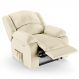Poltrona do Papai Reclinável Pietra Power Touch FH9 PU Bege - Mpozenato