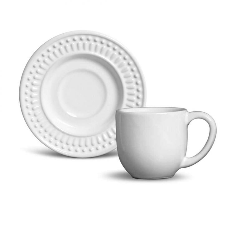 Xícara de Café Roma Branca