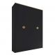 Guarda-Roupa Solteiro Asti 100% MDF 4 Portas 2 Gavetas Preto