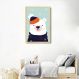 Quadro Infantil Urso na Neve 43x30 Caixa Marfim