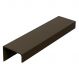 Puxador para Móveis Clean Reto Alumínio Ouro Envelhecido 125mm Aluminium Decor
