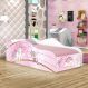 Cama Fun Unicónio Rosa Solteiro