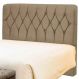 Cabeceira de Cama Box Casal 140cm Istambul Suede Bege - DS Estofados