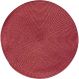 Kit 6 Americano Requinte Liso para Mesa Redondo 38cm Bordô