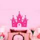 Adesivo de Parede Infantil Castelo de princesas Mod. 3- Pequeno 50x50cm