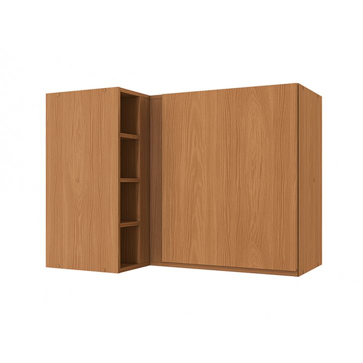 Armário Aéreo de Canto Valence 1 Porta Canela