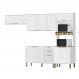 Cozinha Modulada 4 Pc 270 cm S Tampo GLOR Branco Neve MXM