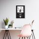 Quadro Gênero Musical MPB 43x30 Caixa Branco Preto
