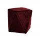 Puff Decorativo Sala de Estar Blois Veludo Vinho G15 - Gran Belo