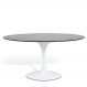 Mesa Saarinen Tulip Jantar São Gabriel 198x122cm Base Branca