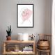 Quadro Mulher em Linhas Perfil 86x60 Caixa Preto