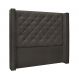 Cabeceira King Vicenza Suede Cinza