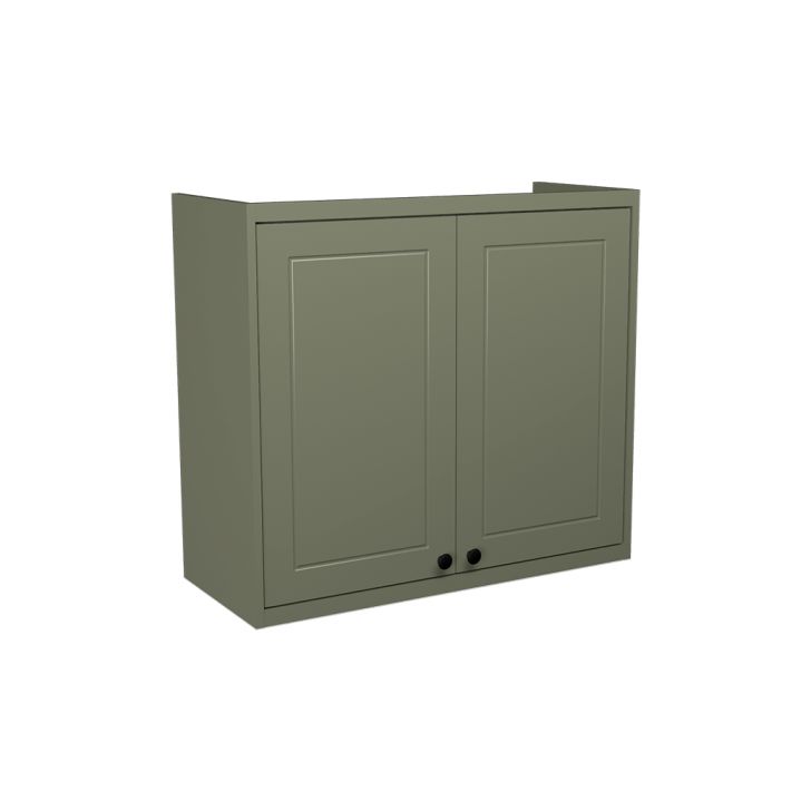 Armário Aéreo Évora 2 Portas Verde Hill 80 cm