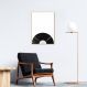 Quadro Disco de Vinil 43x30 Filete Marfim