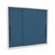 Image of Guarda-Roupa Casal Valência 3 Portas 4 Gavetas Branco e Azul MO895CL47OOUMOB