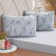 Jogo de Cama Solteiro Dreams Malha 100% Algodão 88x188x25cm Cinza