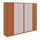 Image of Guarda-Roupa Casal Ollie sem Pés 6 Portas 6 Gavetas Amêndoa e Off White MO895CL47FJKMOB