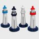 Farol com Termômetro P Jogo 4 peças
