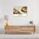 Quadro Art C The Creation of Adam 43x30 Filete Marfim