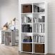 Estante para Livros Holanda Branco 10 Nichos Bela Casa