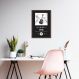 Quadro Gênero Musical MPB 43x30 Caixa Marrom Preto