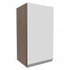 Armário de Cozinha Aéreo 35 cm 1 Porta Rustic/Branco Glamy Madesa
