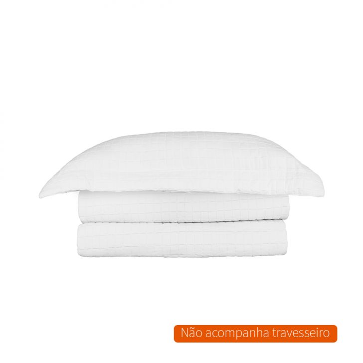 Colcha Casal Loft Branca 220x240 cm